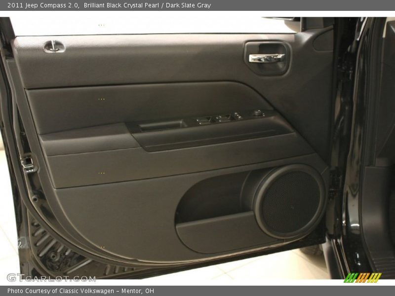 Brilliant Black Crystal Pearl / Dark Slate Gray 2011 Jeep Compass 2.0