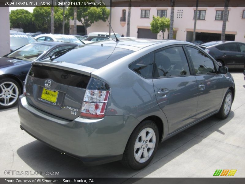 Tideland Pearl / Brown/Ivory 2004 Toyota Prius Hybrid