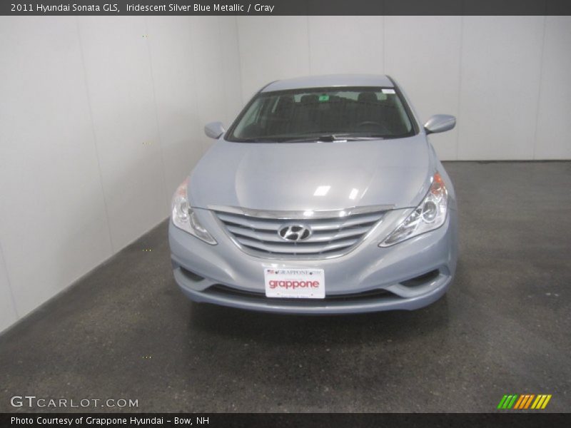 Iridescent Silver Blue Metallic / Gray 2011 Hyundai Sonata GLS