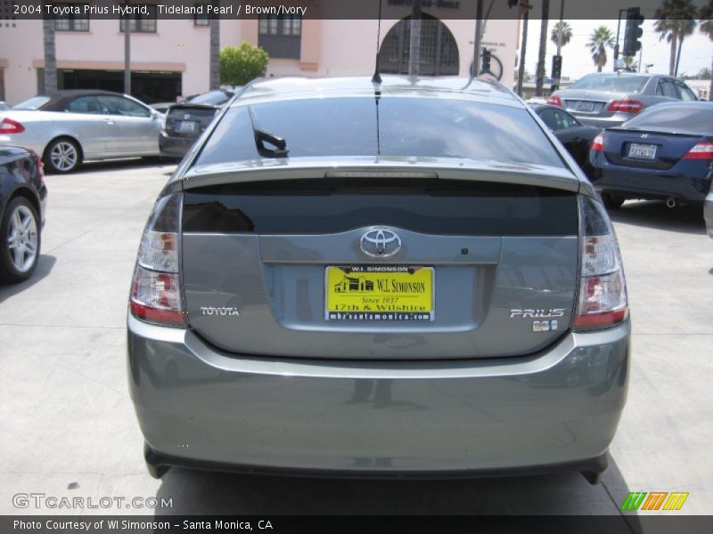 Tideland Pearl / Brown/Ivory 2004 Toyota Prius Hybrid