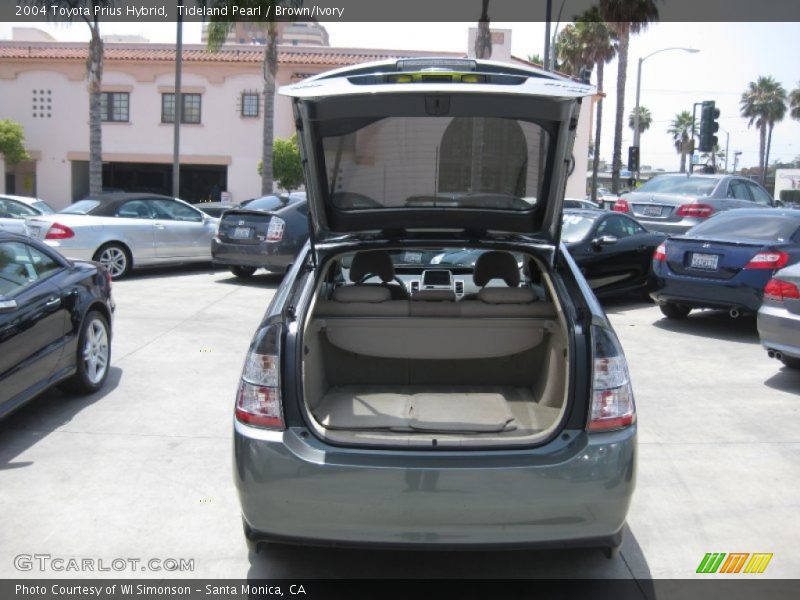 Tideland Pearl / Brown/Ivory 2004 Toyota Prius Hybrid