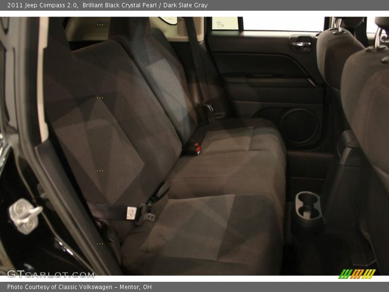 Brilliant Black Crystal Pearl / Dark Slate Gray 2011 Jeep Compass 2.0