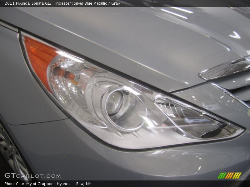 Iridescent Silver Blue Metallic / Gray 2011 Hyundai Sonata GLS