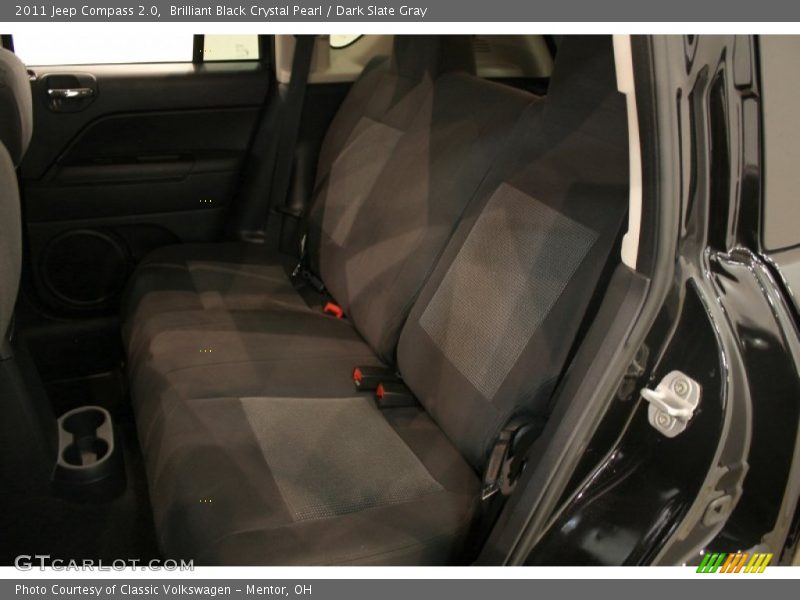 Brilliant Black Crystal Pearl / Dark Slate Gray 2011 Jeep Compass 2.0