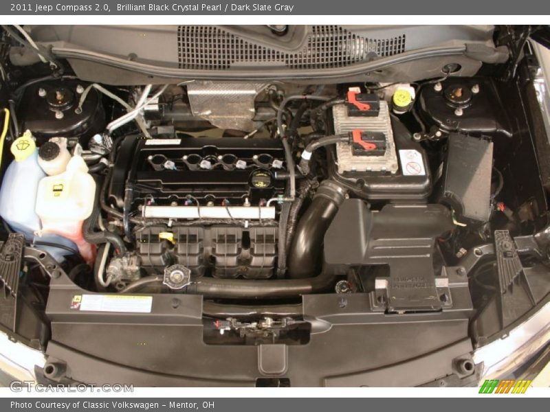 Brilliant Black Crystal Pearl / Dark Slate Gray 2011 Jeep Compass 2.0