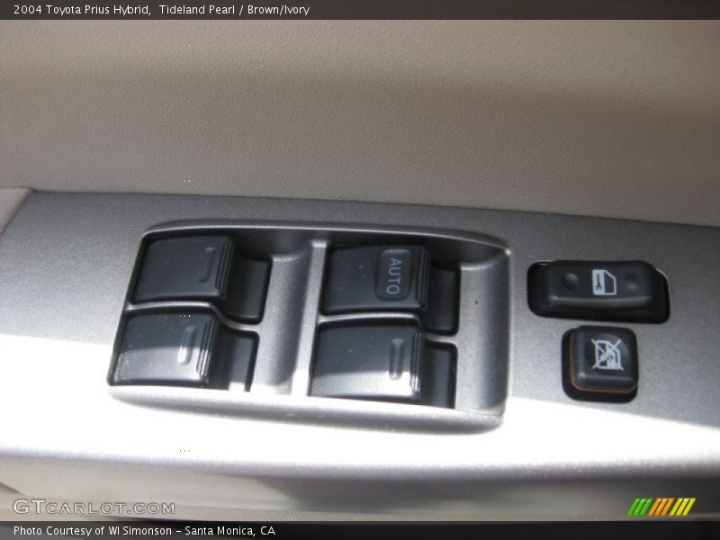 Tideland Pearl / Brown/Ivory 2004 Toyota Prius Hybrid