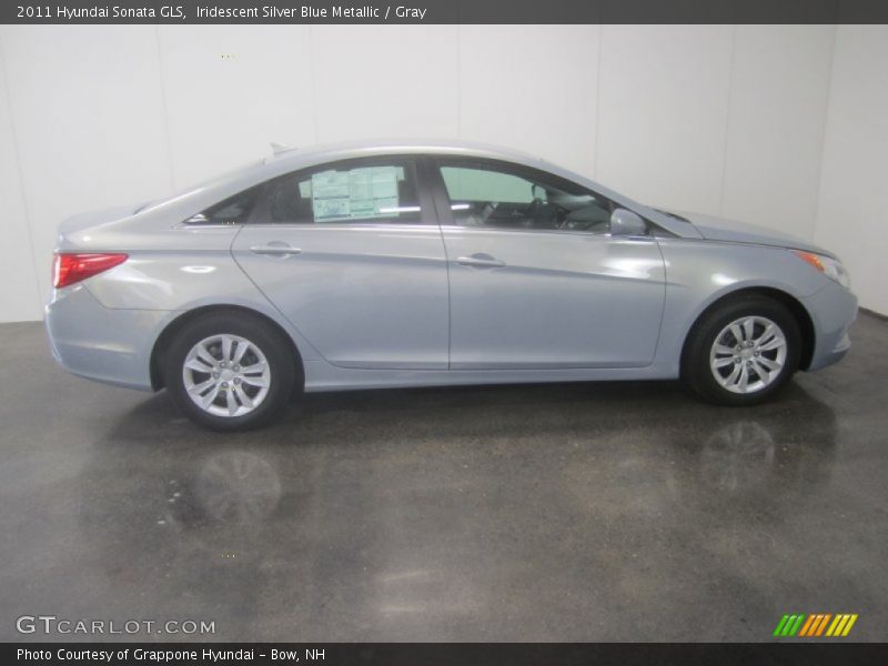 Iridescent Silver Blue Metallic / Gray 2011 Hyundai Sonata GLS