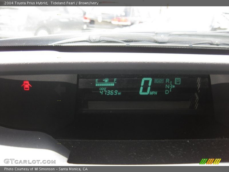 Tideland Pearl / Brown/Ivory 2004 Toyota Prius Hybrid