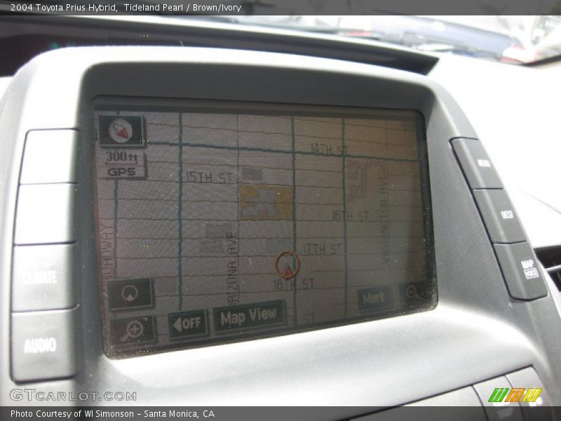 Tideland Pearl / Brown/Ivory 2004 Toyota Prius Hybrid