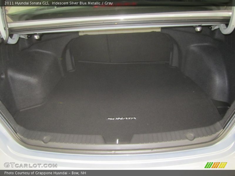 Iridescent Silver Blue Metallic / Gray 2011 Hyundai Sonata GLS