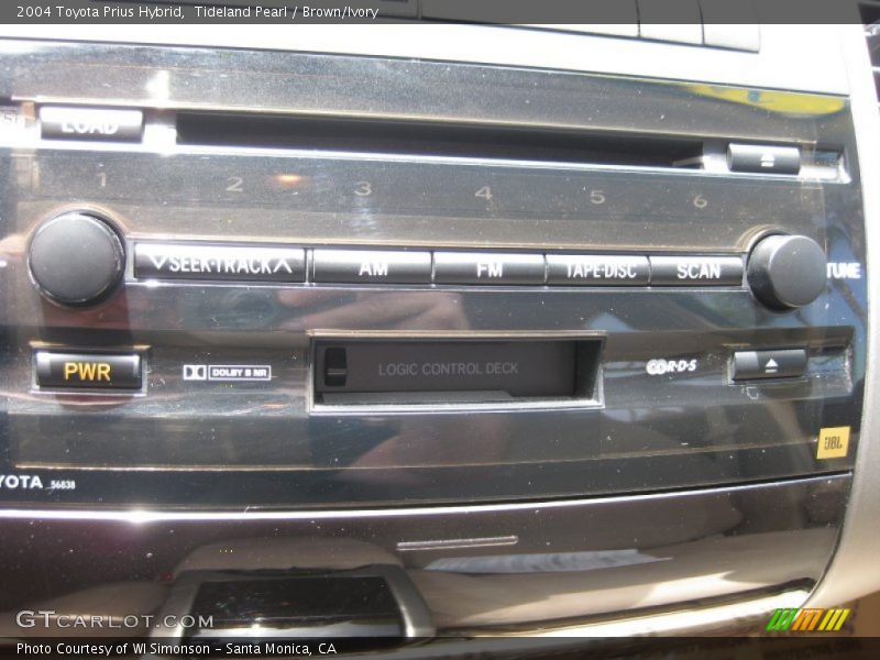 Tideland Pearl / Brown/Ivory 2004 Toyota Prius Hybrid