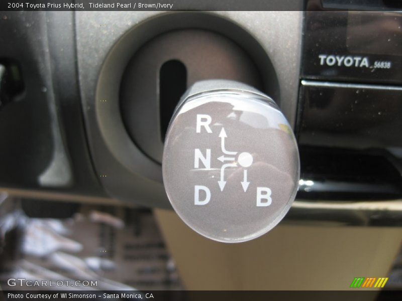 Tideland Pearl / Brown/Ivory 2004 Toyota Prius Hybrid