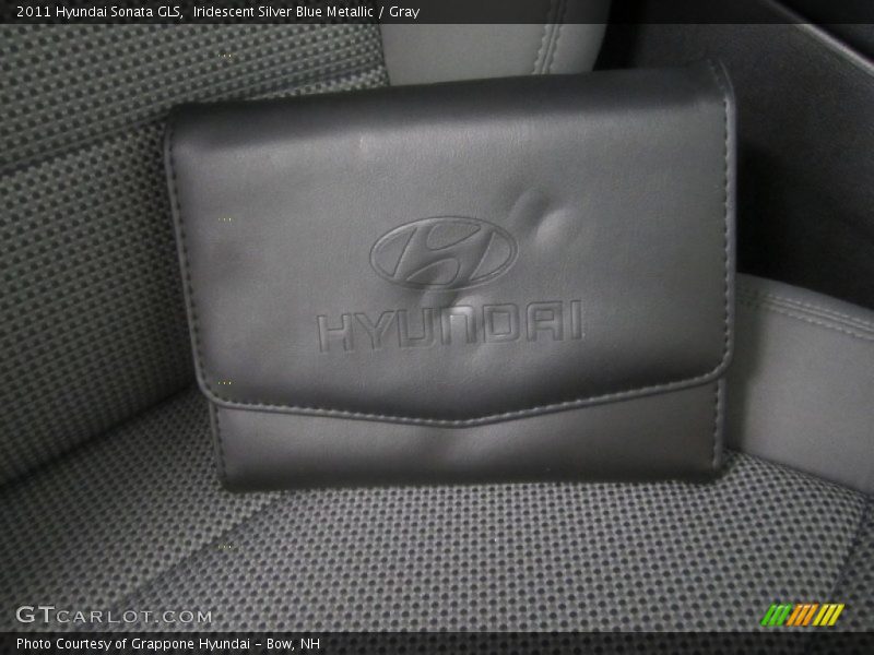 Iridescent Silver Blue Metallic / Gray 2011 Hyundai Sonata GLS