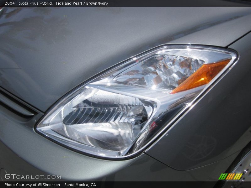 Tideland Pearl / Brown/Ivory 2004 Toyota Prius Hybrid