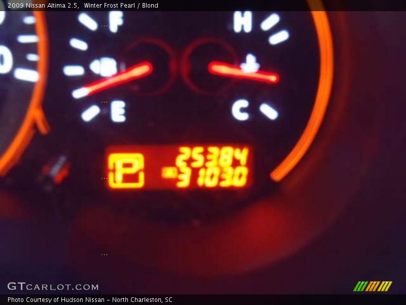 Winter Frost Pearl / Blond 2009 Nissan Altima 2.5