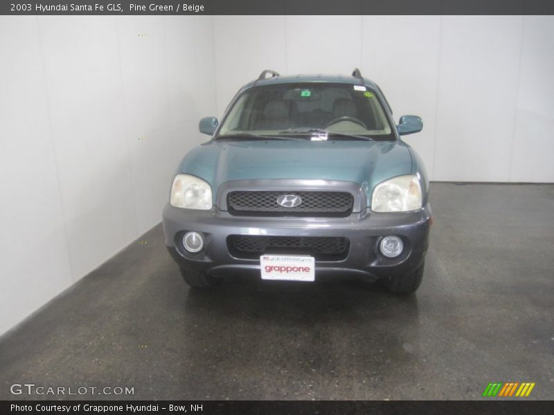 Pine Green / Beige 2003 Hyundai Santa Fe GLS
