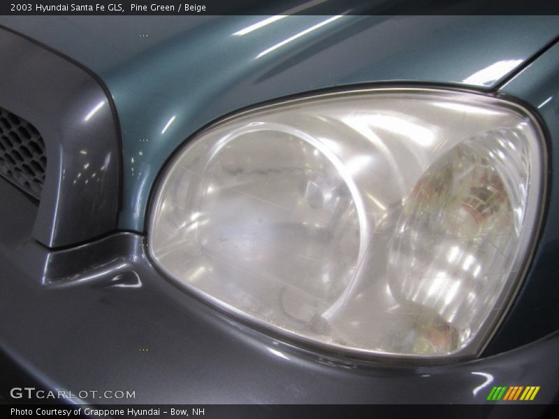 Pine Green / Beige 2003 Hyundai Santa Fe GLS