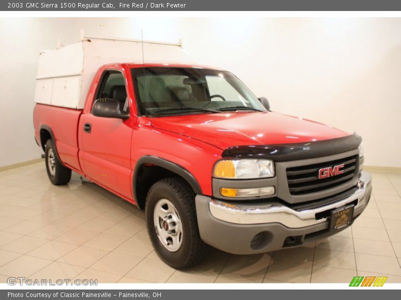 Fire Red / Dark Pewter 2003 GMC Sierra 1500 Regular Cab