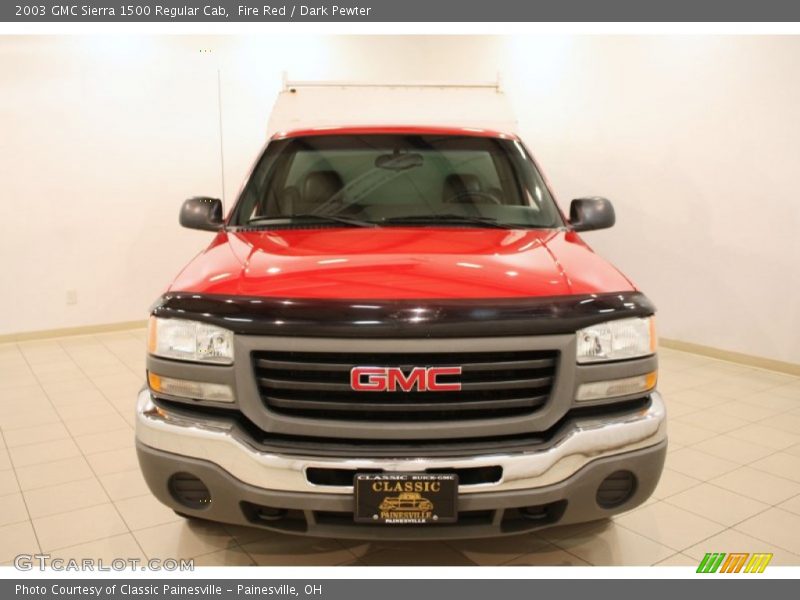 Fire Red / Dark Pewter 2003 GMC Sierra 1500 Regular Cab