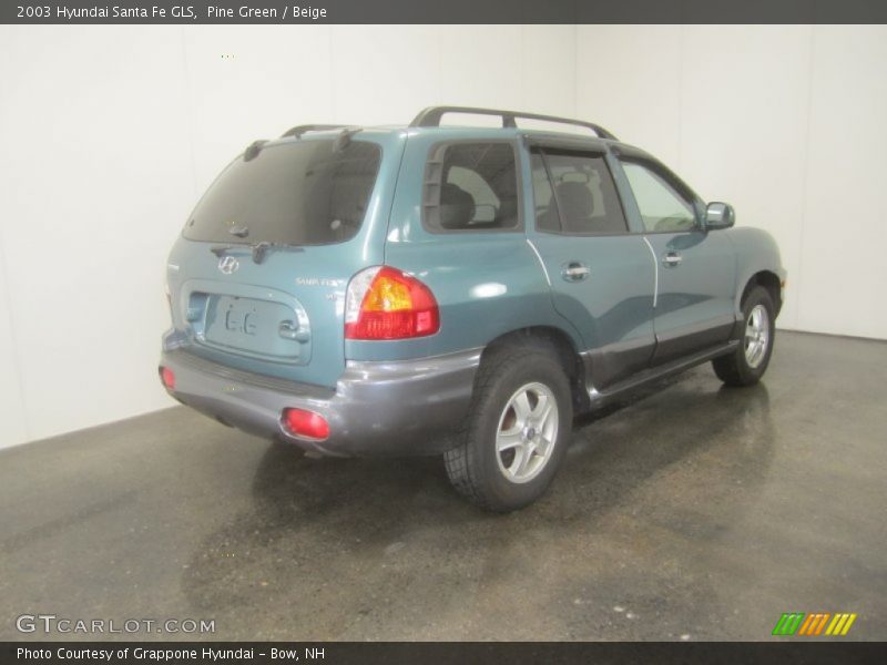 Pine Green / Beige 2003 Hyundai Santa Fe GLS