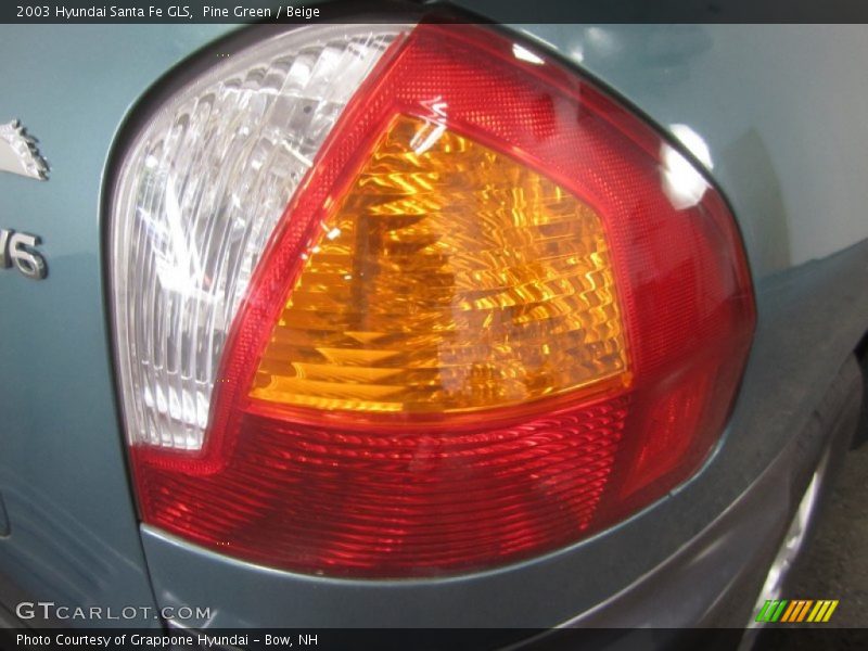 Pine Green / Beige 2003 Hyundai Santa Fe GLS