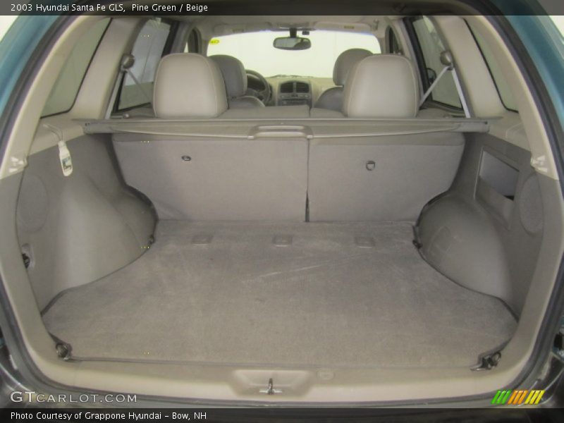 Pine Green / Beige 2003 Hyundai Santa Fe GLS