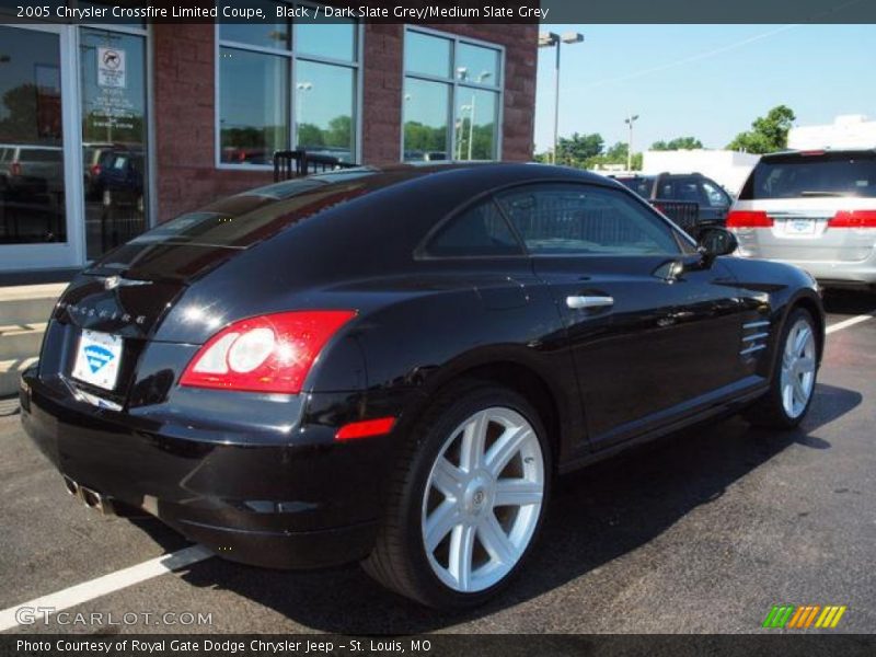 Black / Dark Slate Grey/Medium Slate Grey 2005 Chrysler Crossfire Limited Coupe