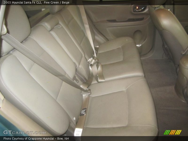 Pine Green / Beige 2003 Hyundai Santa Fe GLS