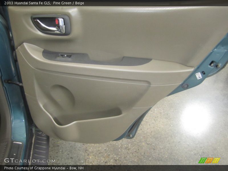 Pine Green / Beige 2003 Hyundai Santa Fe GLS