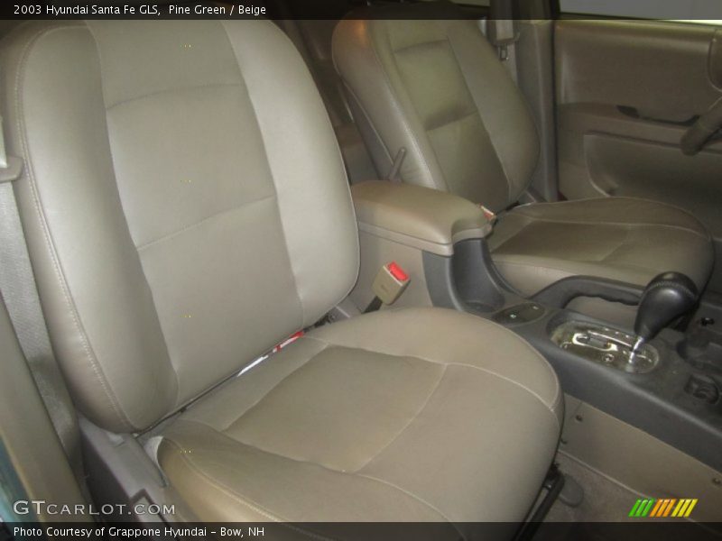 Pine Green / Beige 2003 Hyundai Santa Fe GLS