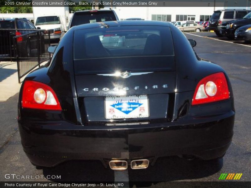 Black / Dark Slate Grey/Medium Slate Grey 2005 Chrysler Crossfire Limited Coupe