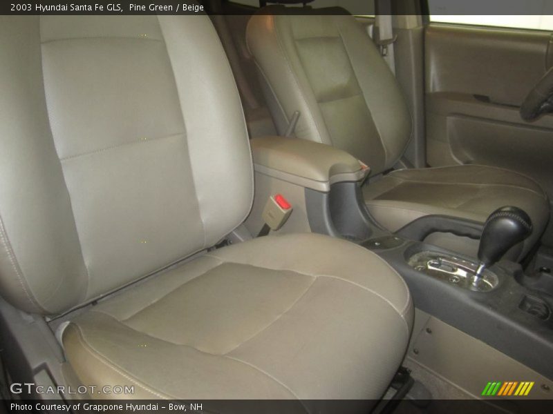 Pine Green / Beige 2003 Hyundai Santa Fe GLS