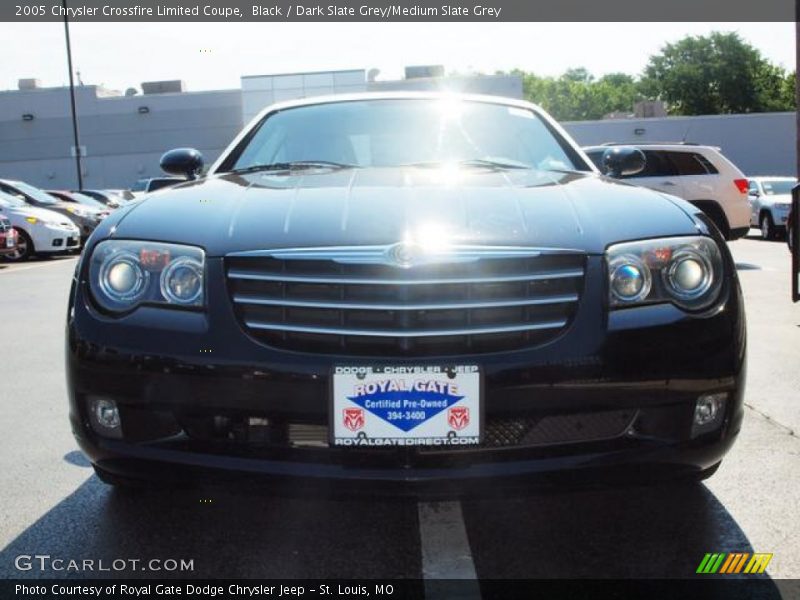 Black / Dark Slate Grey/Medium Slate Grey 2005 Chrysler Crossfire Limited Coupe