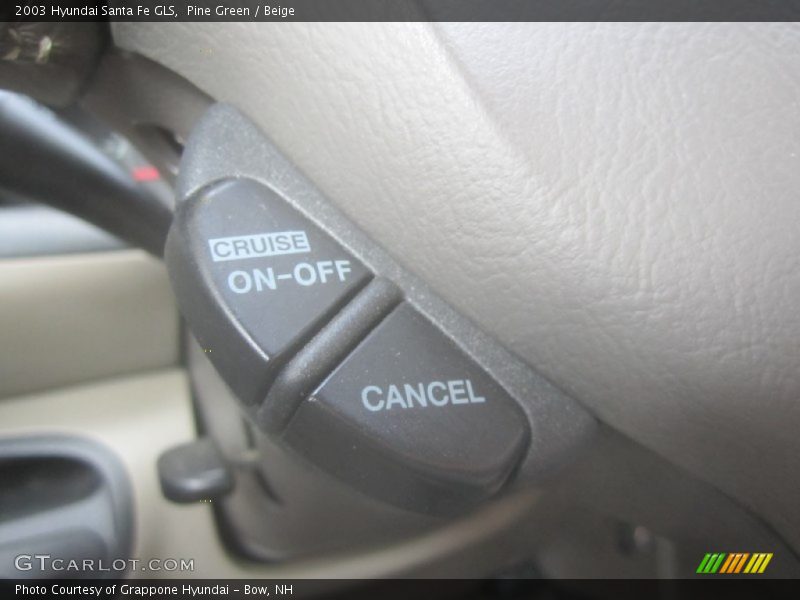 Pine Green / Beige 2003 Hyundai Santa Fe GLS