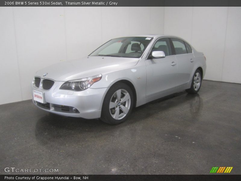 Titanium Silver Metallic / Grey 2006 BMW 5 Series 530xi Sedan
