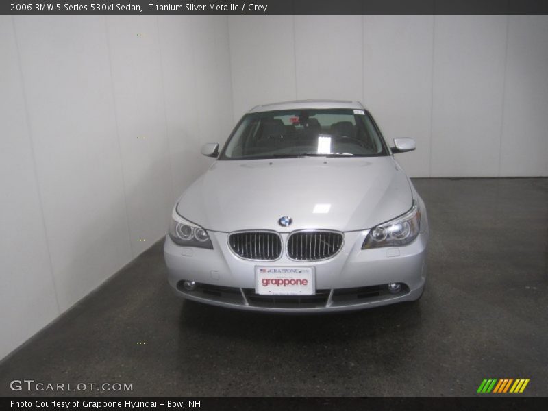 Titanium Silver Metallic / Grey 2006 BMW 5 Series 530xi Sedan