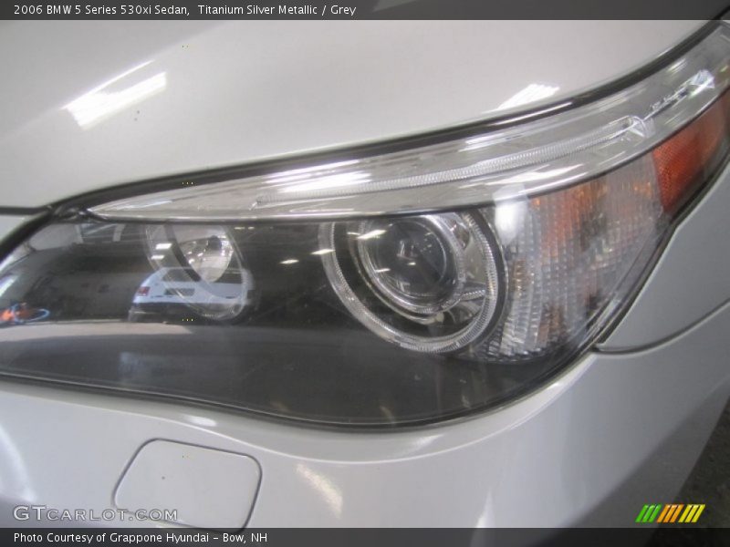 Titanium Silver Metallic / Grey 2006 BMW 5 Series 530xi Sedan