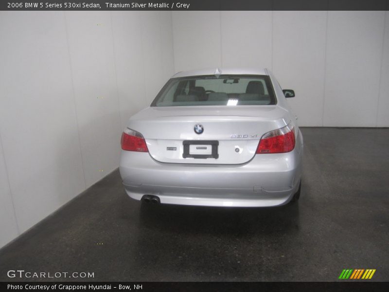 Titanium Silver Metallic / Grey 2006 BMW 5 Series 530xi Sedan