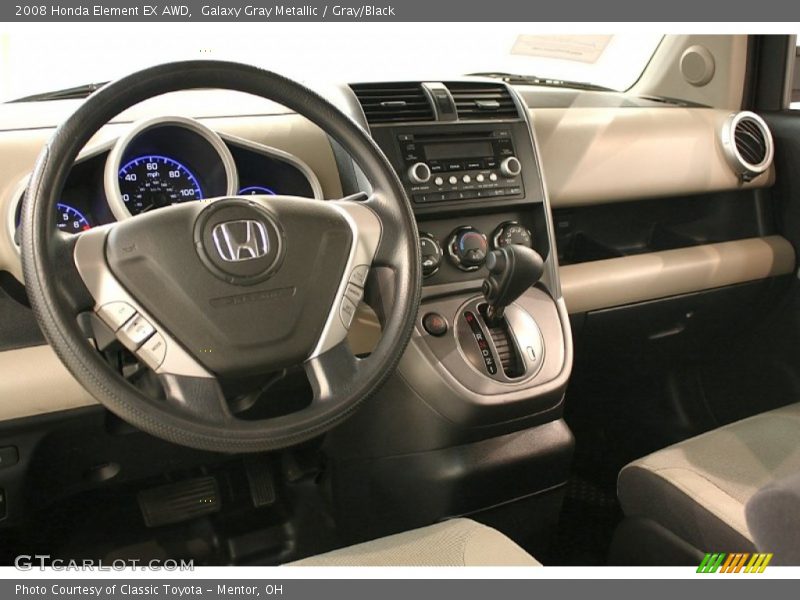 Galaxy Gray Metallic / Gray/Black 2008 Honda Element EX AWD