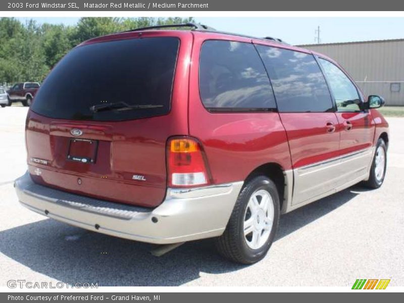 Matador Red Metallic / Medium Parchment 2003 Ford Windstar SEL