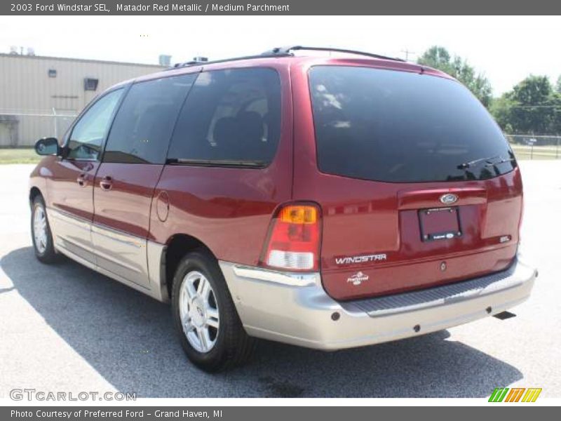 Matador Red Metallic / Medium Parchment 2003 Ford Windstar SEL