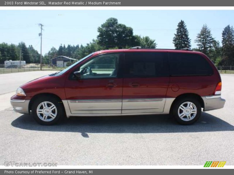 Matador Red Metallic / Medium Parchment 2003 Ford Windstar SEL