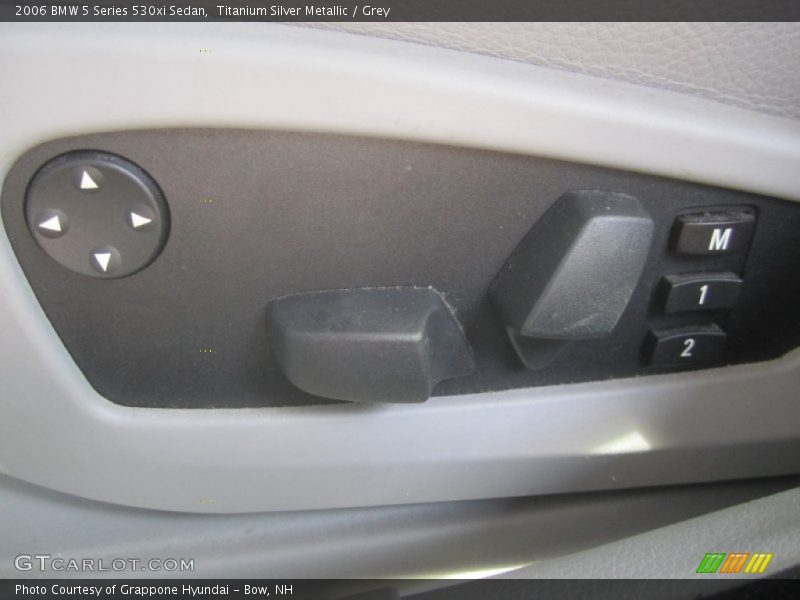 Titanium Silver Metallic / Grey 2006 BMW 5 Series 530xi Sedan