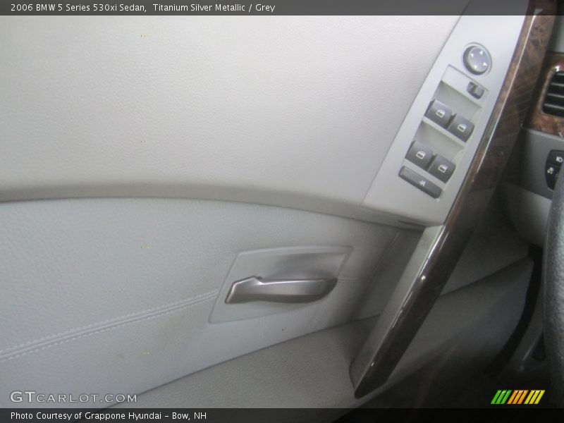 Titanium Silver Metallic / Grey 2006 BMW 5 Series 530xi Sedan