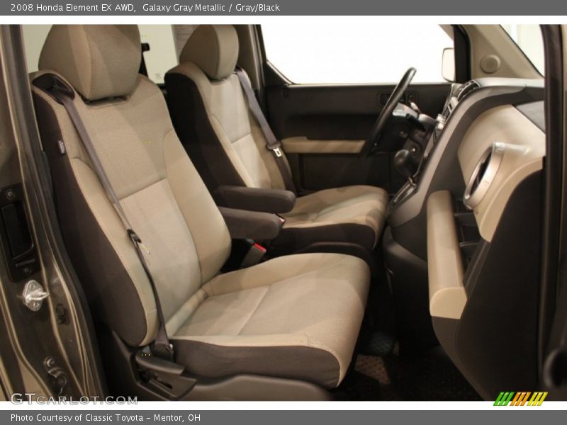 Galaxy Gray Metallic / Gray/Black 2008 Honda Element EX AWD