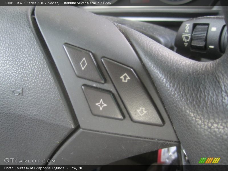 Titanium Silver Metallic / Grey 2006 BMW 5 Series 530xi Sedan