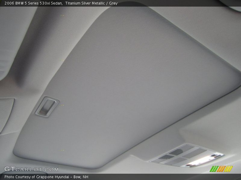 Titanium Silver Metallic / Grey 2006 BMW 5 Series 530xi Sedan
