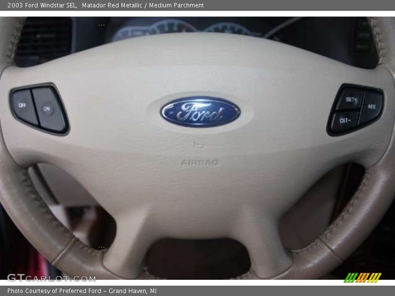 Matador Red Metallic / Medium Parchment 2003 Ford Windstar SEL