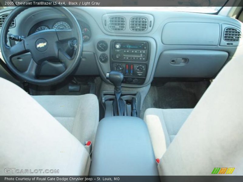 Black / Light Gray 2005 Chevrolet TrailBlazer LS 4x4