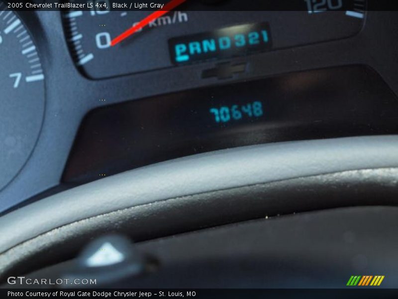 Black / Light Gray 2005 Chevrolet TrailBlazer LS 4x4